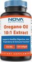 Nova Nutritions Oregano Oil 250 mg 10:1 Extrakt - Non-GMO & Glutenfrei - Öl von Oregano Pillen - Immununterstützung - 120 Softgels