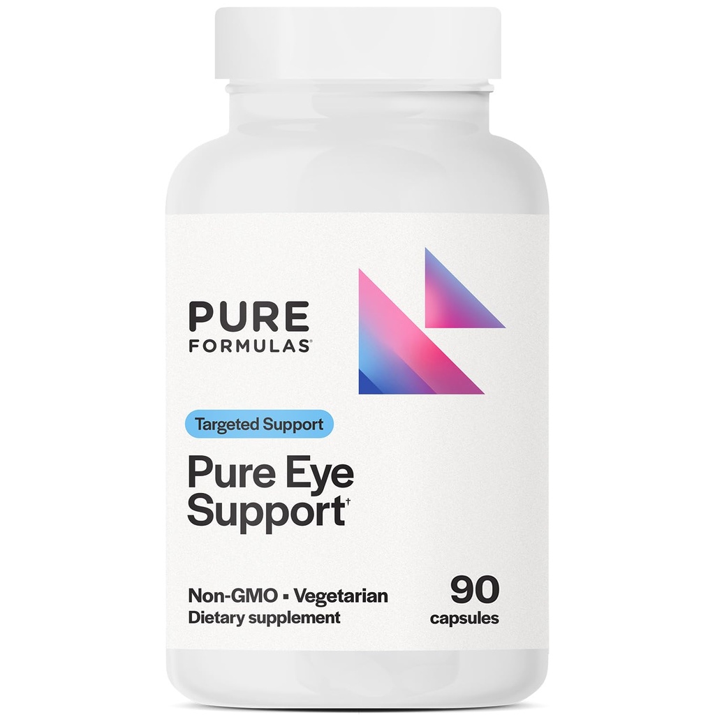 PureFormulas Pure Eye Support de Lutéine et Zeaxanthin Supplément - 90 Capsules végétariennes