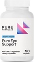 PureFormulas Pure Eye Support | Lutein und Zeaxanthin Supplement - 90 Vegetarische Kapseln