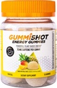 GummiShot Energy Gummies, 1125 mg pflanzenbasierte Koffein-Kauen pro Flasche, lang anhaltende Energie-Booster, Tropical (15ct)
