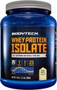BODYTECH Whey Protein Isolate Powder - mit 25 Gramm Protein pro Servieren & BCAA's - Ideal für post-Workout Muskelaufbau & Wachstum, Enthält Milch & Soy - Französisch Vanille (1,5 Pfund)