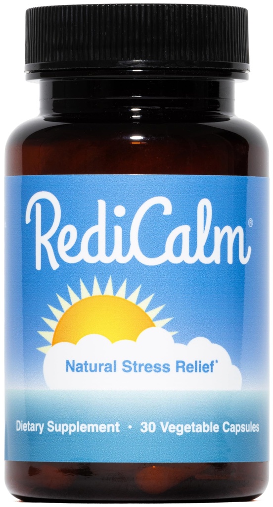 Natural Stress Relief Supplement - Non-GMO, Vegan, Gluten-frei