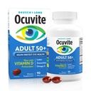 Ocuvite 50+ Eye Vitamin & Mineral Supplement, Multivitamin für Vision & Ocular Health mit Omega-3, Zink, Vitamine C & E, Lutein & Zeaxanthin, Zink Ergänzungen für Frauen und Männer, 90 Softgels