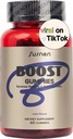 Boost Gummies,Serenoa Repens & Ashwagandha Extract,Saw Palmetto für Männer, verbessern Körperfunktion, reduzieren Stress, Männliche Vitalitätsergänzung,Cola Flavor(60 Gummi)