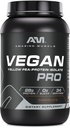 Amazing Muscle Vegan Protein Powder | 28 Gramm Protein | 34 Servierungen | Zero Sugar | Yellow Pea Protein Isolate Supplement | Made in USA (3 Lb, Schokolade)