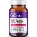 Neu Kapitel Kalzium-Ergänzung – Bio-Pflanze Kalzium für Frauen unter 40, mit Vitamin D3 für Absorption + Vitamin K2 + Magnesium, Vegetarisch, Glutenfrei - 60 Graf