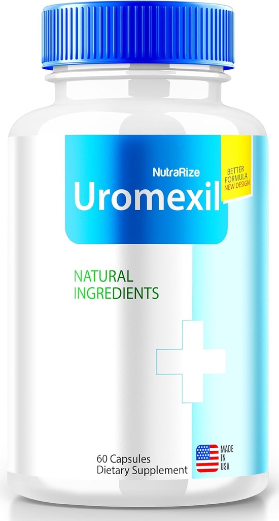 NutraRize Uromexil Kapseln, Premium-Formel für Prostata-Heath-Unterstützung, All-Natural-Ergänzung für die Kontrolle und Gesamtgesundheit, Uromexil Forte Bewertungen (60 Kapseln)
