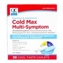 Qualität Wahl Tag & Nacht kalt Max Multi-Symptom, Kälte & Flu Medizin, Schmerzrelief, Fever Reducer, Cough Suppressant, Nasal Decongestant, 24 Stunden Relief Cool Taste Caplets