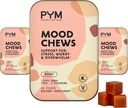 PYM Berry Mood Chews Support pour le stress, l'inquiétude et l'overwhelm, 60 Count.