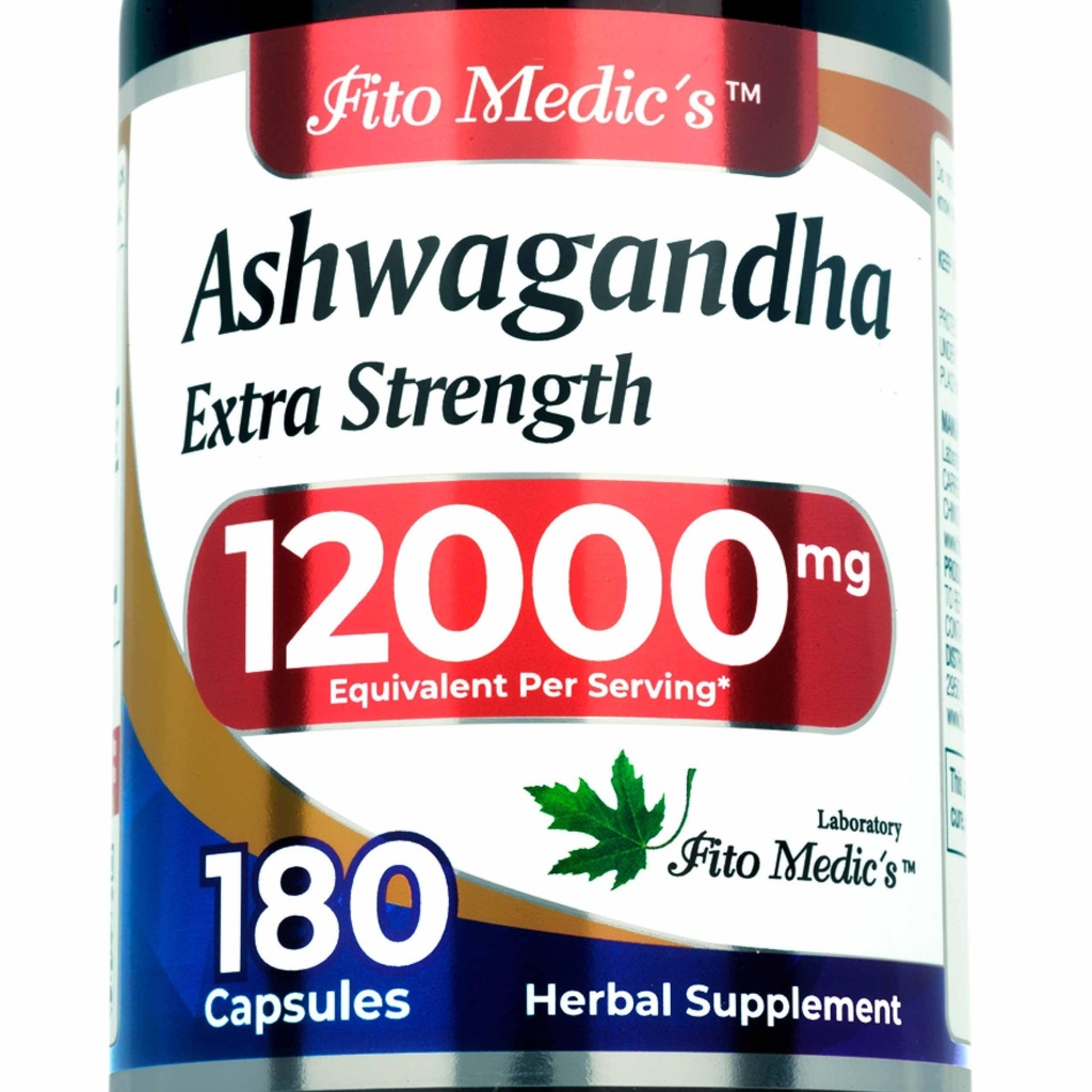 Lab de FITO MEDIC Ashwagandha , Suppléments Ashwagandha Capsules Ashwagandha 180 Capsules