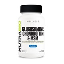 NutraBio Glucosamine Chondroitin & OptiMSM Supplement, Joint Support Formula - 120 Kapseln (120 Zähler)