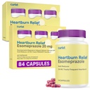 Curist Esomeprazole 20mg Capsules Retard de libération 84 Compte - Acid Reflux Medicine for Heartburn Relief - Deux boîtes de 42 Compte Capsules (84 Total) - Acid Reflux Relief
