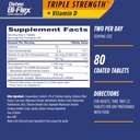 Osteo Bi-Flex Triple Strength(5) mit Vitamin D Glucosamine Chondroitin Joint Health Supplement, Beschichtete Tabletten, 80 Count (Pack von 2)