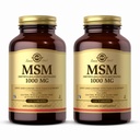 Solgar MSM 1000 mg - 120 Tabletten, Paket von 2 - Unterstützt Gelenke & Connective Tissue - Non-GMO, Vegan, Glutenfrei, Dairy Free, Kosher - 240 Gesamt Servierungen