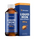 Suppléments de fer pour les hommes Fer liquide haute puissance pour les adultes par Hematex - 100mg Polysaccharide Iron complexes suppléments pour l'anémie et le déficit en fer