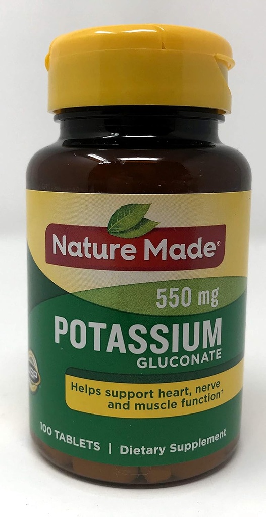 Gluconate de potassium naturel 550mg