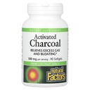 Facteurs naturels activés Charbon 90 Softgel