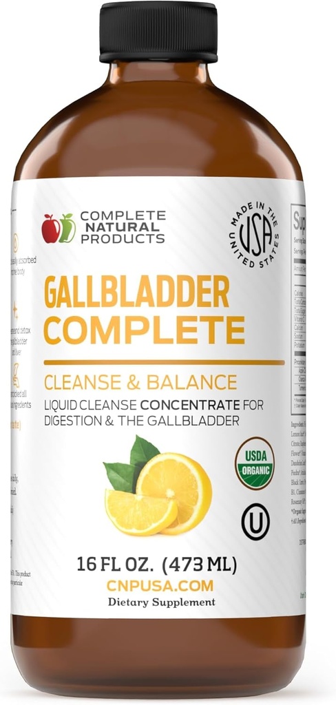 Komplette natürliche Produkte Gallbladder Komplett 16oz, Chanca Piedra 16oz, Liver Complete 16oz Bundle