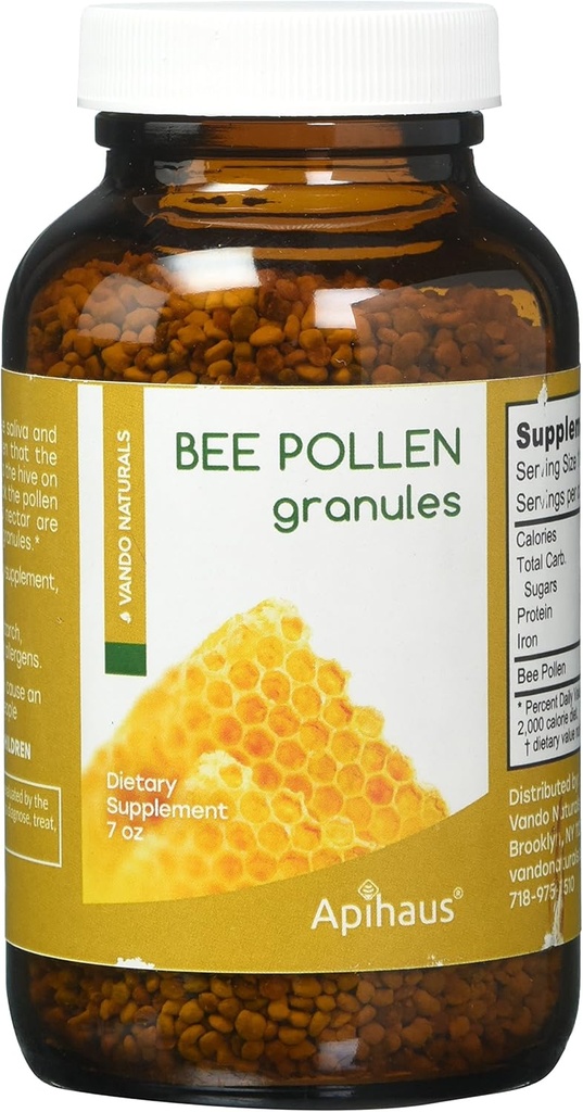 Granules de pollen d'abeille, 7 once