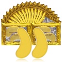 Unter Augenaufnäher für Puffy Eyes, 20 Pairs Augenmasken für Dark Circles und Puffiness 24k Gold Augenaufnäher mit Collagen für Augentaschen um die Augen (Eye Patches A)