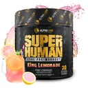 ALPHA LION Core Pre Workout mit Creatin für Performance, Beta Alanin für Muskel, L-Citrullin für Pump & Tri-Source Koffein für nachhaltige Energie (30 Portionen, King Lemonade Flavor)