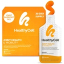 Healthycell Joint Health & Mobility Daily Liquid Supplement - Joint Support Supplement, Entzündungsreaktion, Knorpel & Flexibilität mit Curcumin, Glucosamine & Chondroitin - 30 Gel Packs