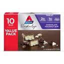 Atkins Endulge Chocolate Coconut Bar, Dessert Favorit, High in Fiber, 1g Zucker, 10 Count