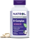 Natrol, B-Complex Fast Dissolve Tablets, Supplement fördert Energie & unterstützt gesundes Nervensystem, 90 Zähler