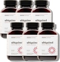 SMARTERNUTRITION Ubiquinol 100mg + Natural Plant-Based Complete Omega 3 6 9 - Klinisch untersucht Ahiflower® Oil - Ultra Absorption CoQ10 für Herzunterstützung - Non-GMO - 360 Softgels[180-Day Supply]