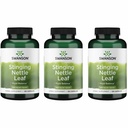 Swanson Stinging Nettle Leaf (Urtica Dioica) - Supplément à base de plantes favorisant le traitement urinaire et le soutien de la santé respiratoire - Peut appuyer un équilibre fluide sain - (120 capsules) (3 pack)
