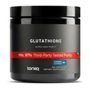 Toniiq Capsules de glutathion à ultra haute concentration - 1000mg Formule concentrée - 98%+ Très purifié et biodisponible - Fermentation non-OGM - 240 capsules Supplément réduit de glutathion