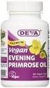 Vitamines véganes de Deva Soir Huile de Primrose Vcap, 90 Compte