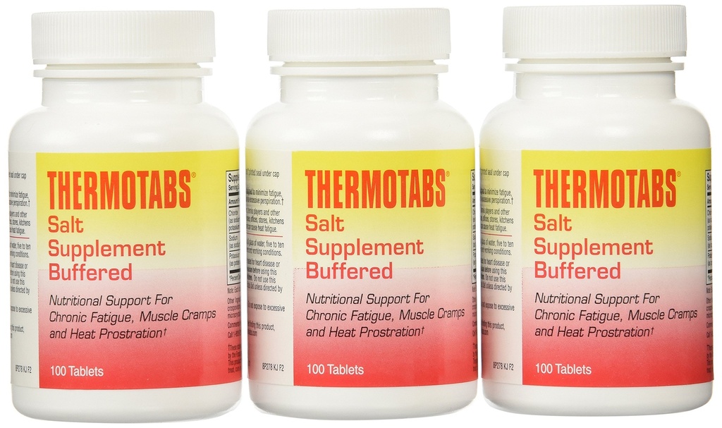 Thermotabs Chaque onglet de sel tamponné, boîte de 3
