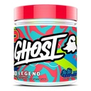 GHOST Légende Poudre pré-entraînement, framboise bleue - 30 portions – Pré-entraînement pour les hommes et les femmes avec Choline, L-Citrulline, et Beta Alanine pour l'énergie et Focus