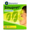 Bionorica Sinupret Adult Strength Sinus - Immununterstützungsergänzung - All Natural - Herbal Nasal Passage & Immunität Boost - 25 Tablets