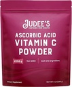 Judee - Poudre de Vitamine C pure 5 lb - 100% Non-OGM, sans gluten et sans noix - (L - Acide ascorbique) - Support immunitaire et supplément antioxydant - Pas de remplissage - pour cosmétiques et aliments de conservation