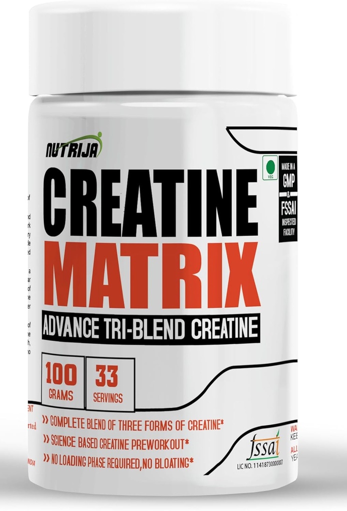 CREATINE MatrixTM - Komplette Mischung aus Creatine HCL, Creatin Nitrat & Magnesium Chelate - 100 Gramm (Pineapple)