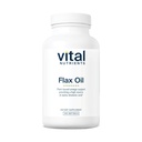 Vital Nährstoffe Flax Seed Oil 3000mg | Kaltgepresstes Flax-Öl mit hoher Konzentration von ALA für Herzgesundheit* | Gluten, Milch und Soja frei | Non-GMO | 100 Softgels