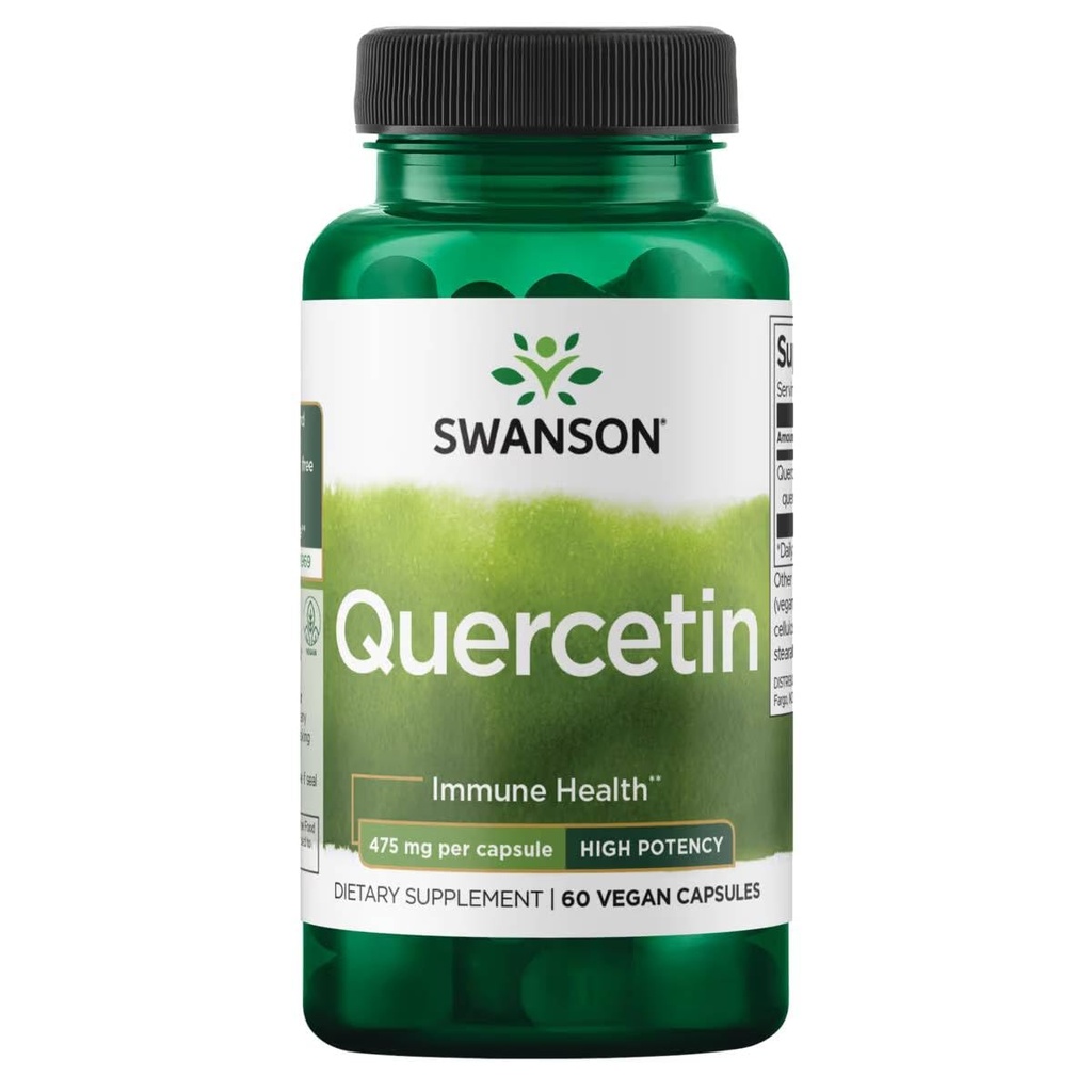 Swanson Quercetine haute puissance - (60 gélules de Veggie)