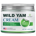 Wilde Yam-Creme für Hormone Balance, Bio-Wild Yam-Creme für Frauen für Hot Flashs und Nacht Sweats Menopause Relief, 2 Unze