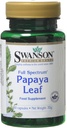 Swanson Full Spectrum Papaya Leaf - Kräuterergänzung Förderung Verdauungs-Gesundheit & GI Tract Unterstützung - Natürliche Formel Gesamt-Wellness - (60 Kapseln, 400mg Jeder)