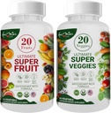 Suppléments de fruits et légumes Aamatec Life avec 70 Fruits et Légumes.