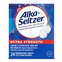 Alka-Seltzer Effervescent Extra Strength - 24 Tabletten, Packung mit 3