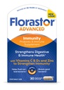 Florastor Select Immunity Boost Daily Probiotic & Immuni Support Supplément pour les femmes et les hommes, Saccharomyces Boulardii CNCM I-745 Plus Zinc, Vitamine C & D3 (30 capsules)