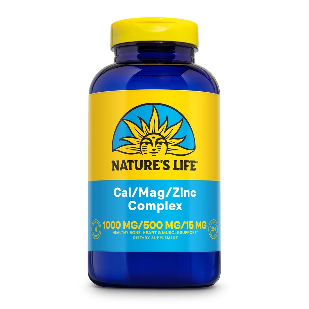 Nature's Life Cal Mag Zinc Complex, 250 ct