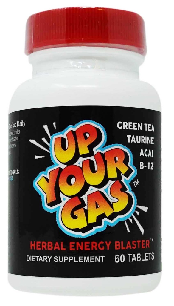 Hot Stuff Up Your Gas Herbal Energy Blaster 60 Tablets