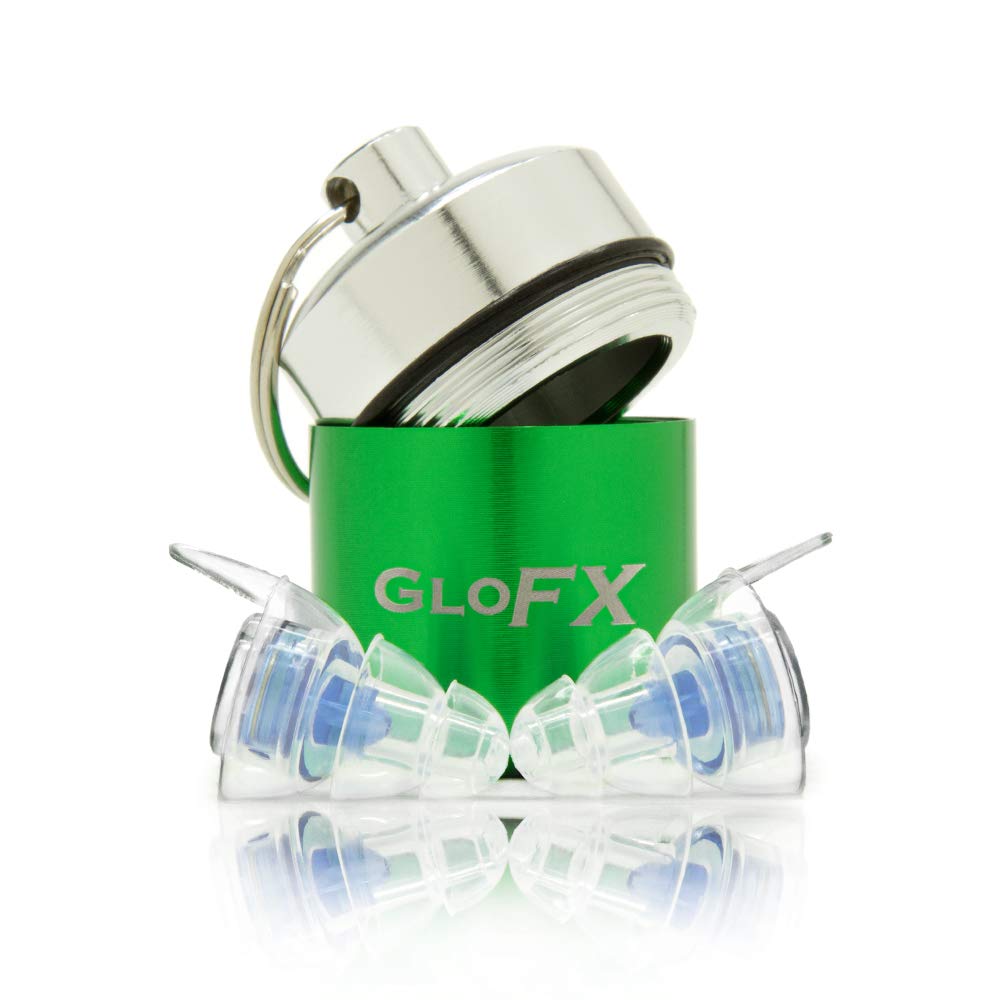 Plugs d'oreille Glofx - Confortable protection auditive pour les événements musicaux Concerts et festivals - Musician Noise Cancelling Earplugs Reusable High Fidelity