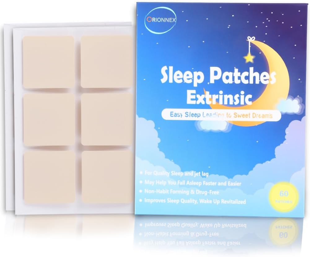Patchs Deep Sleep Extra Strength, 60 packs de tous les stickers naturels, pour la méditation de relaxation Yoga, facile à utiliser toute la nuit