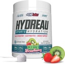 EHP Labs Hydreau Elektrolyte Pulver Kein Zucker - Hydration Pulver für Endurance & Energy - Elektrolytpulver für Männer & Frauen - Zuckerfreie Elektrolyte - Kiwi Erdbeere (40 Serves)