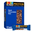 KIND Protein Snack Bar, Dark Chocolate Nut, Gesunde Snacks, Glutenfrei, 12g Pflanzenprotein, 12 Zähler